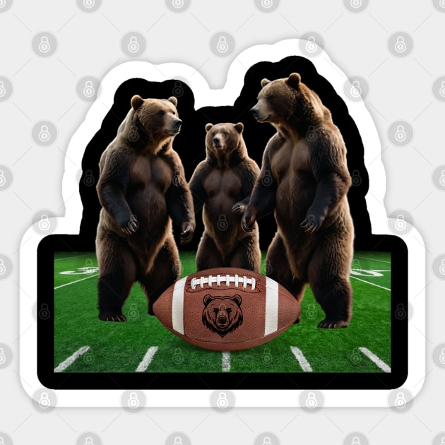 Chicago Bears Sticker by Low Life Shirts